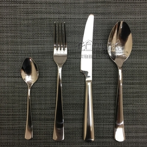 现货宜家塞利斯维特提拉格金属餐具刀叉勺子24件不锈钢西餐牛排刀