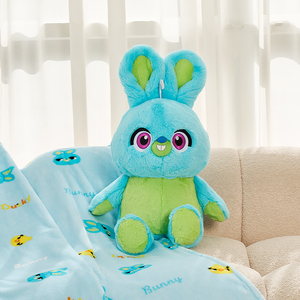 Zoobies迪士尼兔哥玩偶抱枕绒毯三合一宝宝入园毯空调毯生日礼物