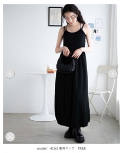 日本代购WEGO 夏季新款 吊带连衣裙 WE23SM07-L0013