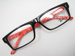 Ray Ban雷朋板材框近视眼镜架RB5237 2479黑色/红色限量款眼镜框