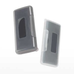 M2硬盘收纳盒抗震透明白塑料PP盒固态硬盘通用整理保护套防尘防水