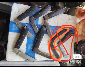 56-70年代天津鼓楼牌金属材质电工刀，四用三用两用一用老物件