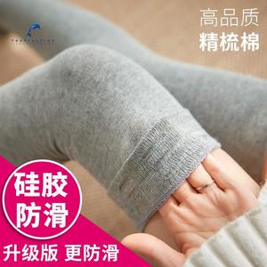 长筒袜子女过膝盖高筒硅胶防滑长腿大腿袜秋冬冬季浅灰深灰色半截