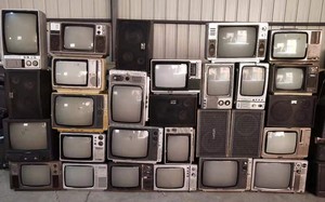 黑白电视机彩电70-80年代橱窗装饰品老式怀旧可摄影道具摆件装饰