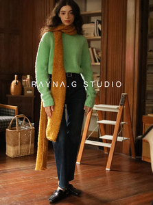 Rayna.g/芮纳纪 双十一 氛围组长围巾新款冬季保暖百搭