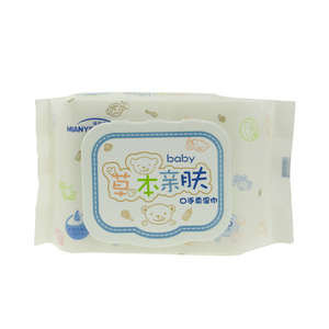 棉婴湿坊婴儿湿巾手口专用小25片盖X8包宝湿纸新宝生儿带盖巾便携