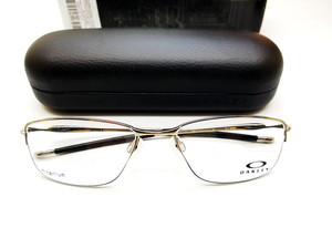 XH美国代购Oakley/欧克利OX5120男款纯钛银色半框近视眼镜架运动