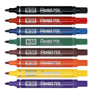 日本派通记号笔 N50 Pentel  PEN  油性笔 中字Permanent Marker