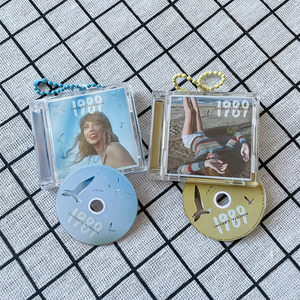 nfc钥匙扣定制迷你cd专辑挂件泰勒微缩专辑盒外壳自制diy支持NFC