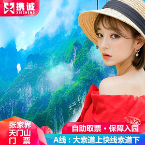 [张家界天门山国家森林公园-A线游览套票]湖南旅游张家界天门山A线刷身份证入园优惠票现询