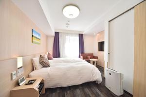 Dormy Inn酒店-札幌分馆温泉双人房（2 张单人床）, 无烟房