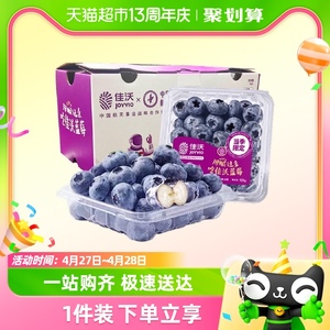 佳沃（joyvio）云南蓝莓4盒/6盒单果14mm+礼盒装新鲜水果顺丰包邮