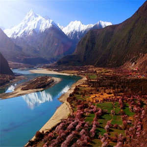 西藏旅游林芝2日游巴松措大峡谷南迦巴瓦峰卡定沟索松村星空