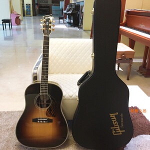 吉普森 Gibson j45 custom全单指弹弹唱民谣电箱木吉他包邮