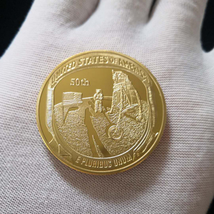 2019美国航空航天纪念币阿波罗登月50周年纪念币探索月球币