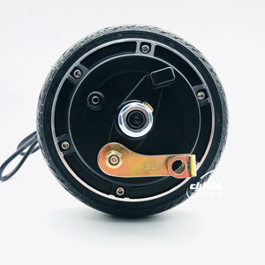 新澳玛6.5寸无刷无齿轮毂电机实心轮胎36V电机马达小轮毂电机