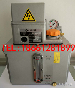 日本昭和SHOWA电动润滑油泵注油机LCB4011C-TY6A  LCB4011B-TY8-D