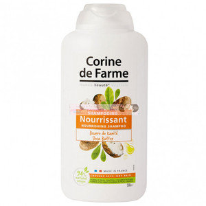 法国空运 Corine de Farme新版乳木果滋养洗发水 500ML 孕妇可用