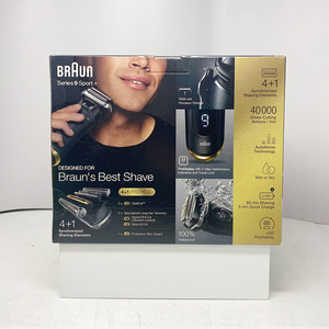 美国代购 Braun博朗9系9320cc电动刮胡刀干湿两用智能清洁剃须刀