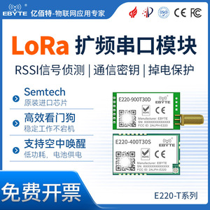 lora无线模块远距离抗干扰通信LLCC68替SX1278S/X1278芯片433M