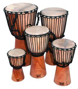 德瑞乐器Terre专业级非洲鼓金杯鼓Djembe进口整木山羊皮手鼓德国