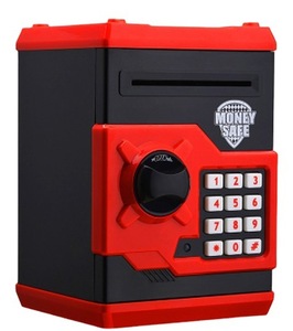 外贸保险箱密码存钱罐创意迷你ATM零花钱卷钱硬币储钱罐玩具
