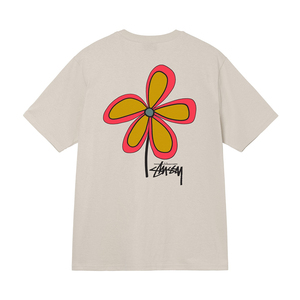 STUSSY FLOWER TEE斯图西短袖男花朵花卉印花宽松圆领情侣T恤女潮