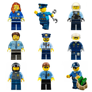 LEGO 乐高 城市系列 人仔 hol042 hol040 cty450 警察 警长 警官