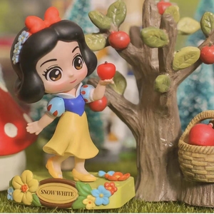 正版特价迪士尼公主花园梦系列盲盒公仔玩偶女孩节日礼物手办摆件