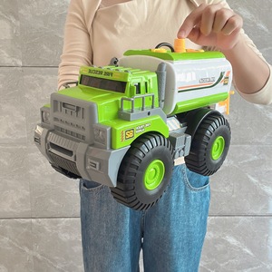儿童洒水车玩具工程车超大仿真3岁男孩宝宝玩具小汽车清扫车模型