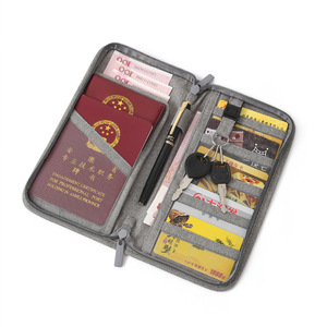 可印制LOGO包护照机票夹防水多功能手机包名片银行卡包钥匙包
