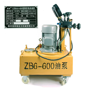 柳州桥梁泵头数控高压设备预应力张拉机液压ZB4-500电动油泵泵站