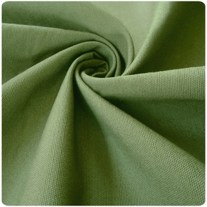 深军绿色珠帆布细帆纯棉布料|服装面料/外套裤子工装裤桌布背景布