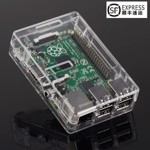 树莓派主板 Raspberry PI 3B+3B开发板电脑机箱ABS注塑透明外壳盒