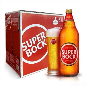 超级波克SuperBock欧洲原瓶进口精酿大瓶啤酒大波克1升一6瓶