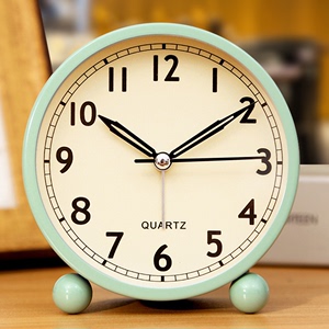 网红复古闹钟学生用儿童专用时钟起床神器桌面钟表台式床头小台钟