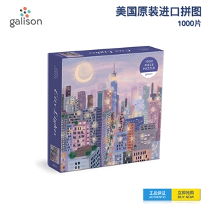 Galison《城市之光》进口拼图-City Lights Puzzle