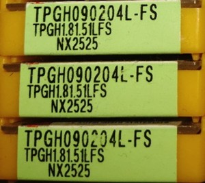 正品三菱陶瓷数控刀片，型号tpgh090204l-fs-nx2525