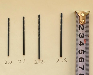锰钢钻头，直径2毫米2.1毫米2.2毫米2.3毫米，用途疏通和扩孔