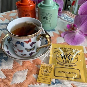 香港代购直邮新加坡Tea WG茶1837BlackTea红茶包15包盒装冲钻