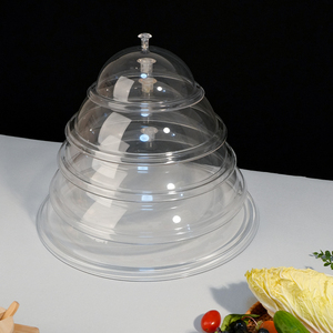 包邮 圆形保鲜食品盖 餐盖塑料透明食物罩菜盖面包点心盖防尘罩子