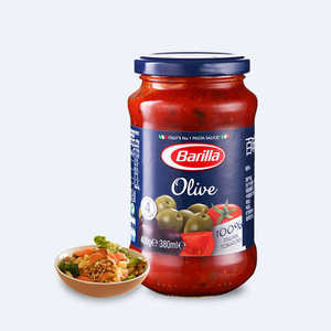 Barilla百味来橄榄意面酱瓶装400g 意大利进口意粉酱