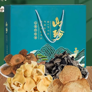 长白山珍大礼包东北农产品特产干货菌菇黑木耳榛蘑菇新年春节礼盒