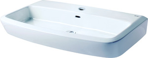 吉事多 GP-3351 帕尔系列900一体台盆（白色，单孔） 卫浴