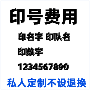 儿童球衣印刷服务定制印名字队名数字号码儿童8个人定制不能退换