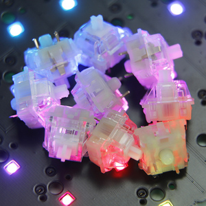 CHERRY MX ERGO CLEAR 樱桃RGB玉轴三脚 段落轴 机械键盘开关新品