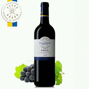 法国拉菲传说波尔多AOC红酒Lafite SAGA 原装原瓶进口干红葡萄酒