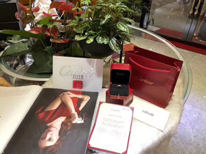 二手奢侈品正品 Cartier 卡地亚AU750玫瑰金窄版无钻女士戒指