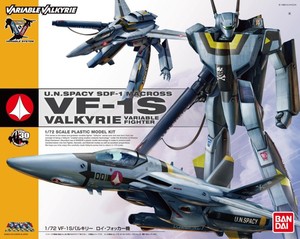 万代 超时空要塞 VF-1S 骷髅福卡福克战机 1/72拼装模型 绝版现货