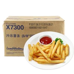 进口蓝威斯顿 w77 X7300冷冻薯条 3/8粗直薯条 粗薯条 2.26kg/袋